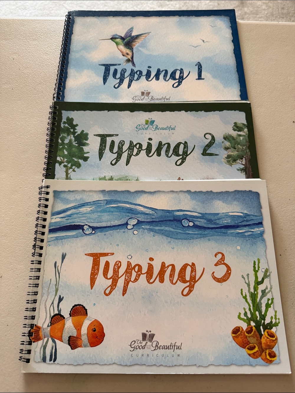 Good & Beautiful Typing 3 Workbook - Orange Cover